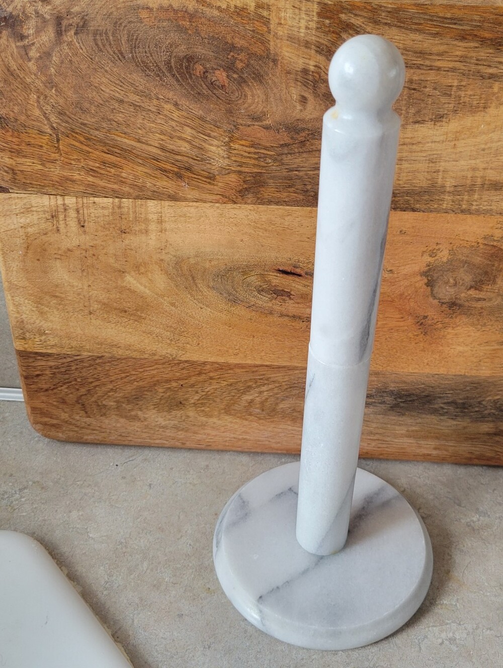 Vintage Marble Paper Towel Holder